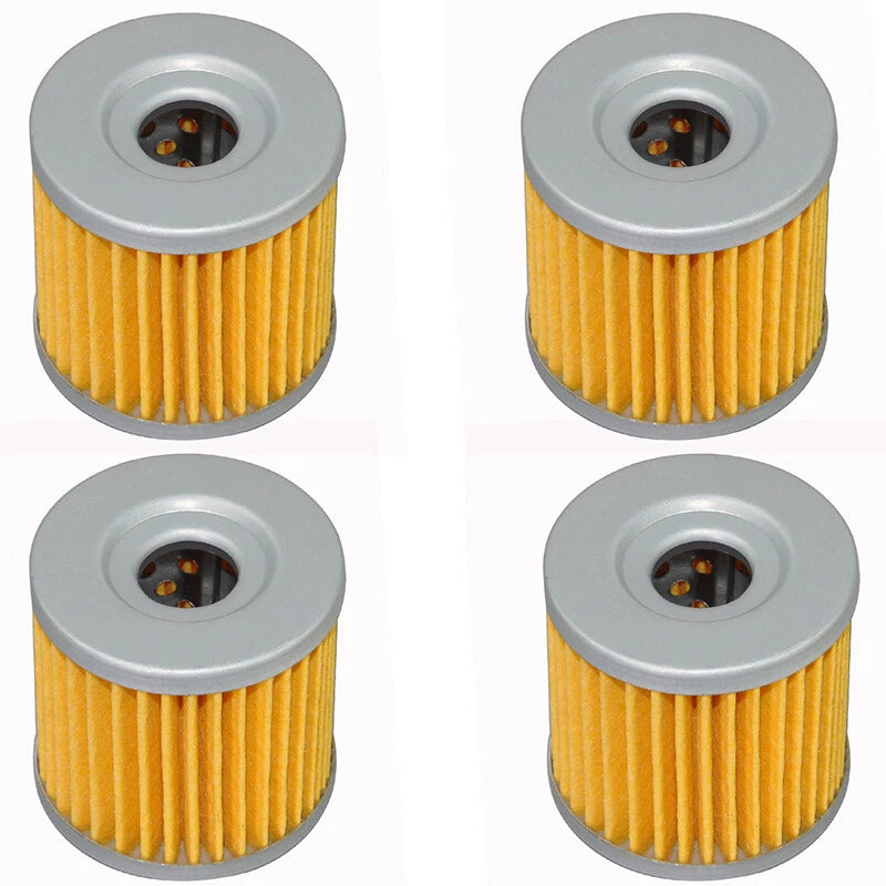 4 Motorcycle Oil Filter For Arctic Cat 400 04-08 Kawasaki KLX400 03 KFX400 03-06