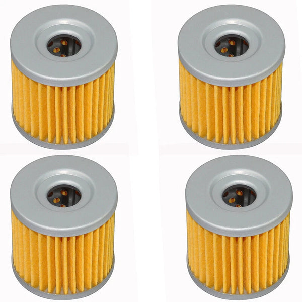 4 Motorcycle Oil Filter For Arctic Cat 400 04-08 Kawasaki KLX400 03 KFX400 03-06