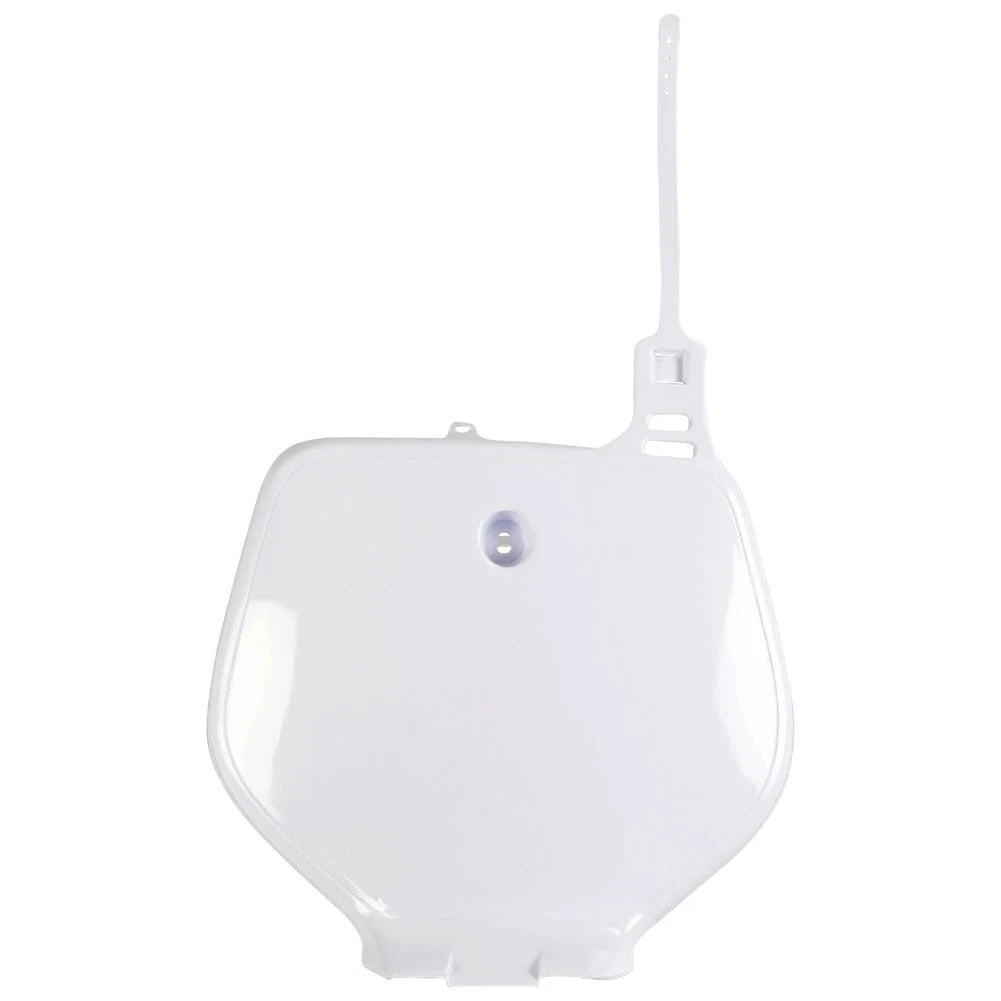 UFO Front Number Plate White For Yamaha YZ125 1992-1999