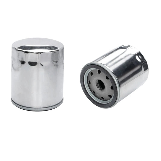 2PC Oil Filter For Buell 1200 Cyclone 97-02 Lightning Thunderbolt 94-02 White 02