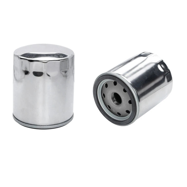 2PC Oil Filter For Buell 1200 Cyclone 97-02 Lightning Thunderbolt 94-02 White 02