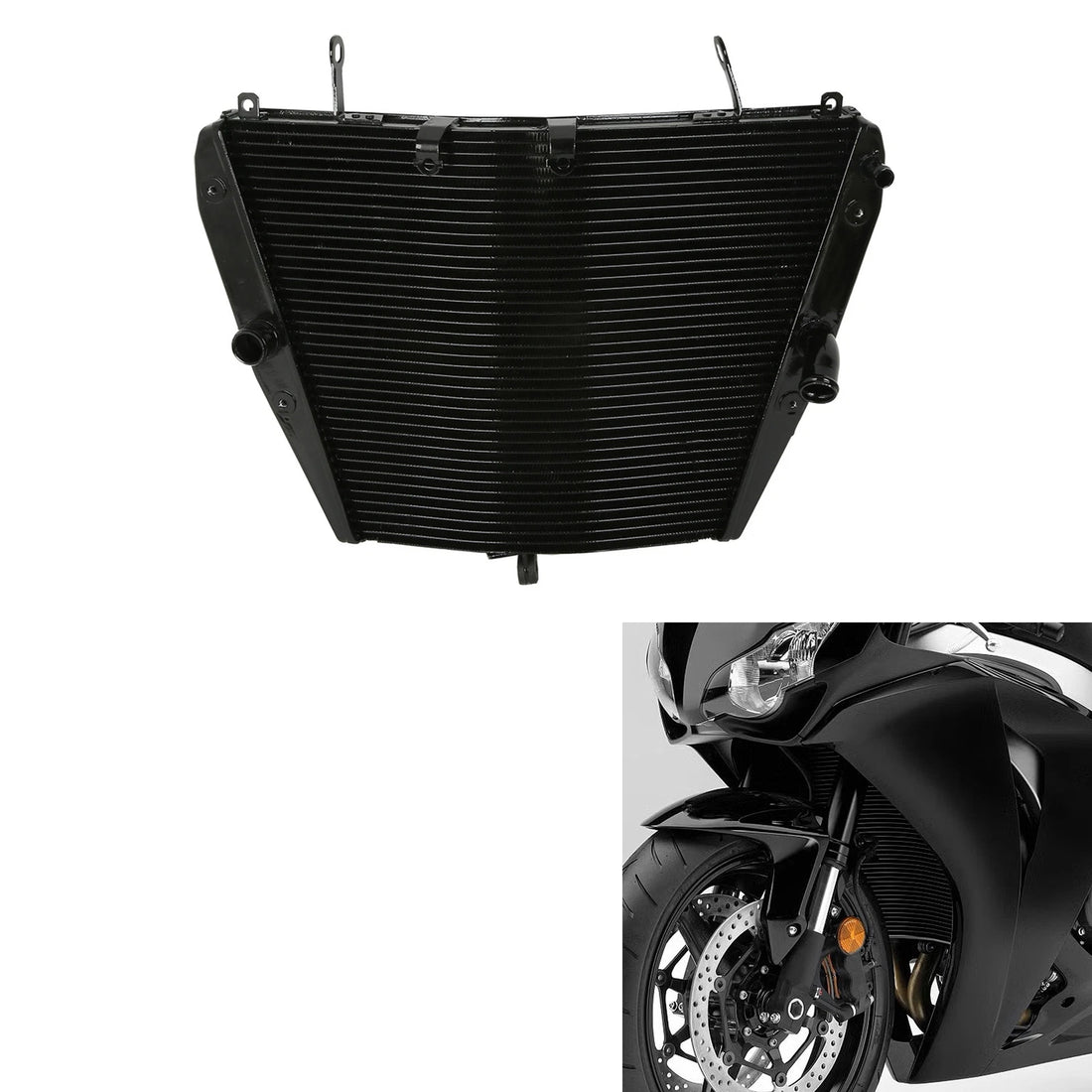 Radiator Cooler Cooling Fit For Honda CBR1000RR 2008-2011 CBR1000RR ABS 2009-11