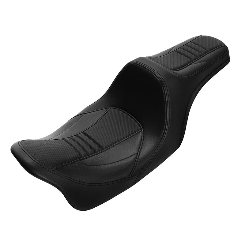 Driver Passenger Seat Fit For Harley Electra Street Road Glide 2009-2023 Black