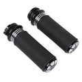 1" 25mm CNC Handlebar Grips For Harley Road King Electra Glide 1996-2007