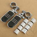 1'' 1-1/4'' 1-3/8'' Adjustable Highway Footpeg Peg Clamps Fit For Harley Touring