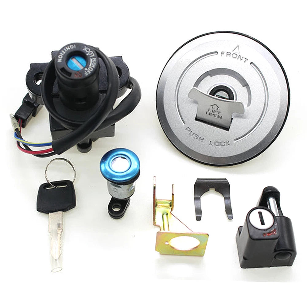 New Ignition Switch Fuel Gas Cap Seat Lock Key Set For Honda CBR250R 2011-2013
