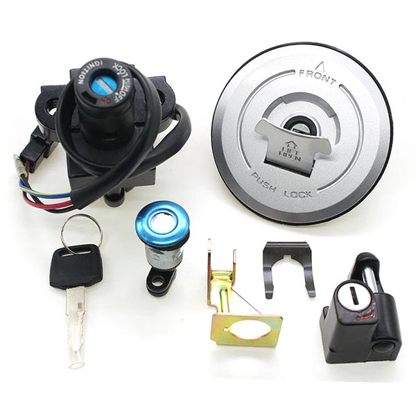 New Ignition Switch Fuel Gas Cap Seat Lock Key Set For Honda CBR250R 2011-2013