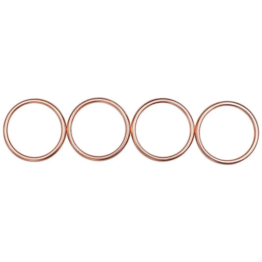 4 Pcs Motorcycle Exhaust Pipe Gasket 42 x 36 x 2.5 MM