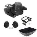 King Trunk Backrest Pad Rack Speakers Mount Fit For Harley Electra Glide 1997-08