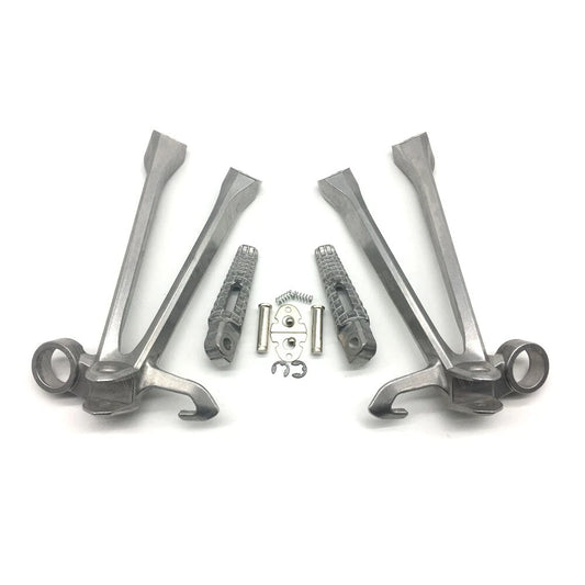 Silver Passenger Rear Foot Peg Bracket Fit for Suzuki GSXR1000 2009-2015 2016 14