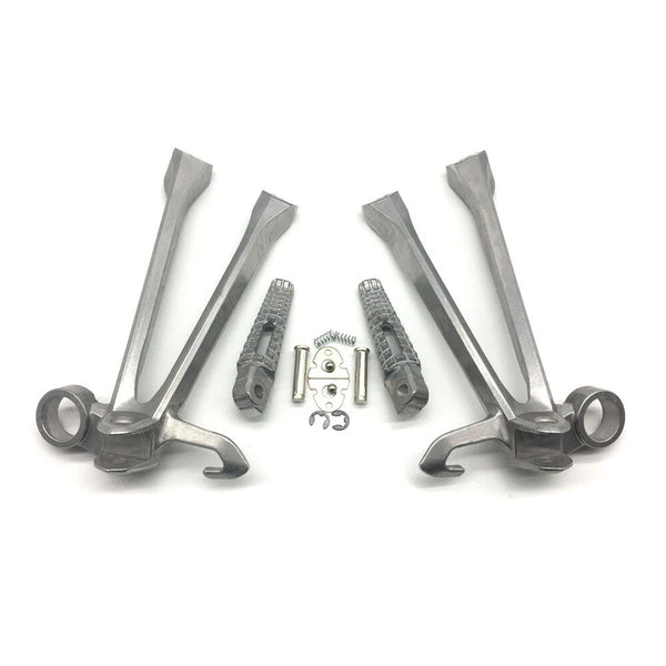 Silver Passenger Rear Foot Peg Bracket Fit for Suzuki GSXR1000 2009-2015 2016 14
