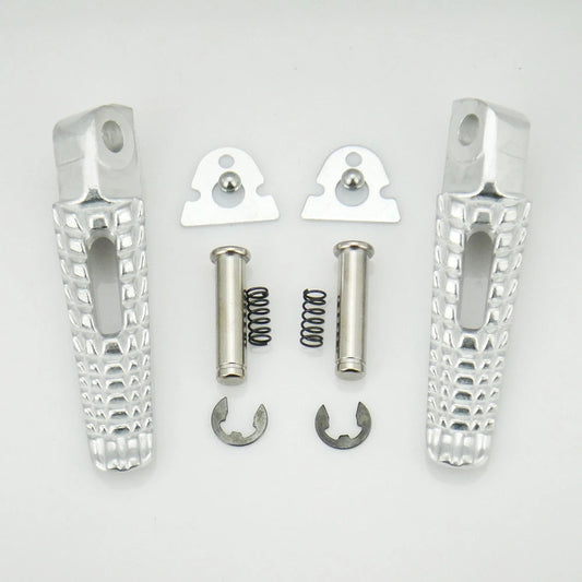 Motorcycle Rear Footrest Footpegs For Suzuki GSXR1000 2005-2014 Silver