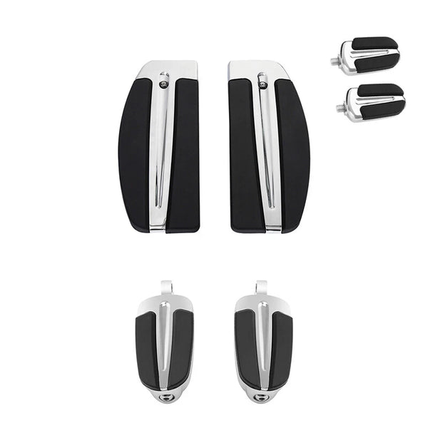 Chrome Rider Footboard Footpegs Shifter Pegs Fit For Harley Touring Slipstream