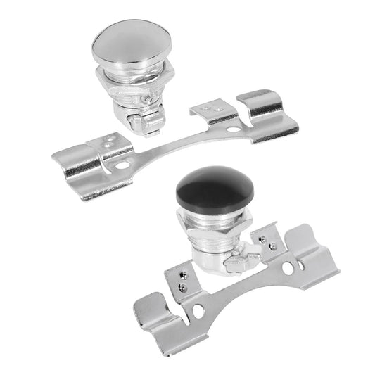 1X Fuel Door Latch Push Button Gas Oil Cap Tank Fit For Harley Touring 1992-UP