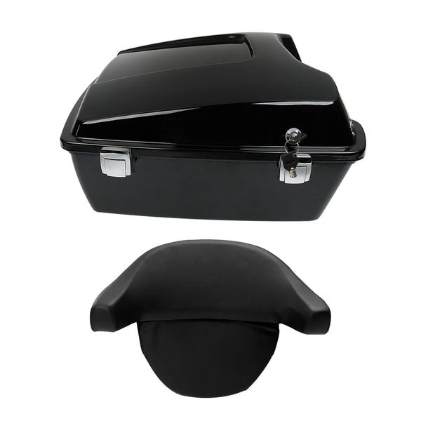 10.7" Chopped Trunk with Backrest Fit For Harley Touring Electra Glide 1997-2013