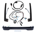 King Trunk LED Brake Side Lights & Wiring Harness Fit For Harley Touring 2014-23