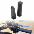 1" 25mm Black Moto Rubber Hand Grips HandleBar For Harley twin cable throttle