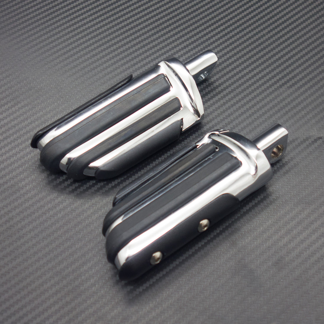 Chrome Footrests Front Rear Footpeg For Harley Sportster 1200 Softail Dyna