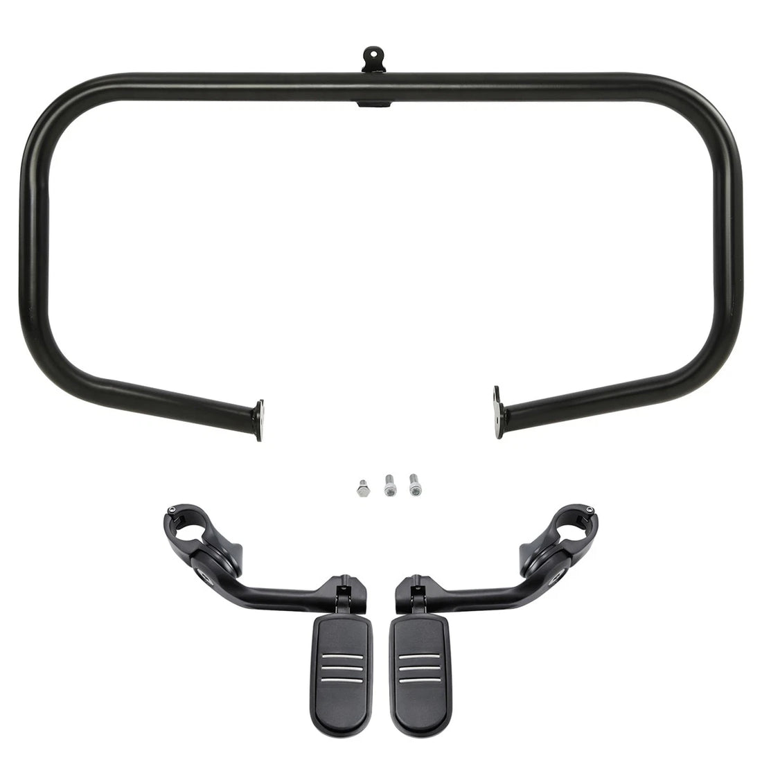 Highway Engine Guard Bar Long Angled Foot Pegs Fit For Harley Street Glide 09-24
