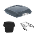Razor Trunk Backrest Mount Rack Fit For Harley Street Glide 2014-26 Gunship Gray