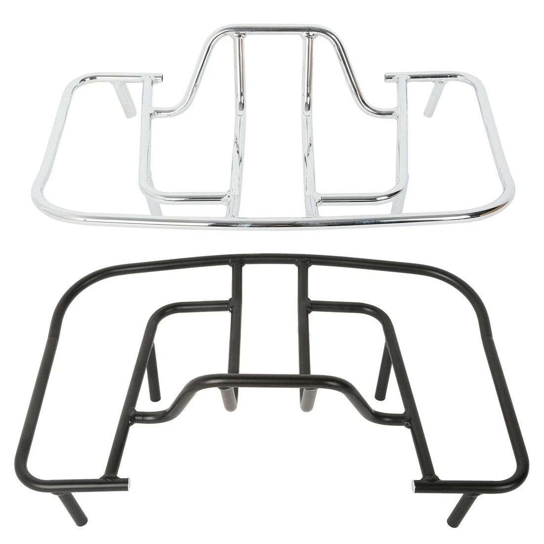 Black/Chrome Trunk Luggage Rack Fit For Honda Goldwing GL1800 1800 2001-2017 16
