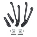 BMW S1000R S1000RR Black Rear Passenger Foot Pegs Bracket Fit For 2009-2018