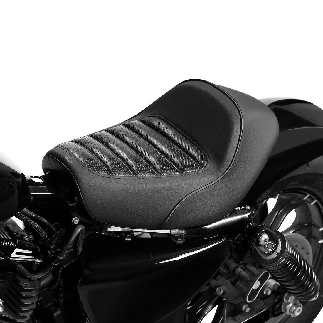 Solo Seat Saddle Fit For Harley Sportster XL 883 1200 48 72 2010-2022