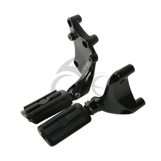 Black Rear Footpeg Peg Mount Bracket Fit For Harley Davidson Sportster 2014-2022