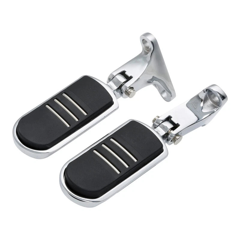 Chrome Passenger Footpeg Peg Mount Fit For Harley Touring Street Glide 1993-2025