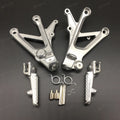 Honda CBR600 F4/F4i Silver Front Foot Pegs Footrest Bracket Fit For 1999-2006