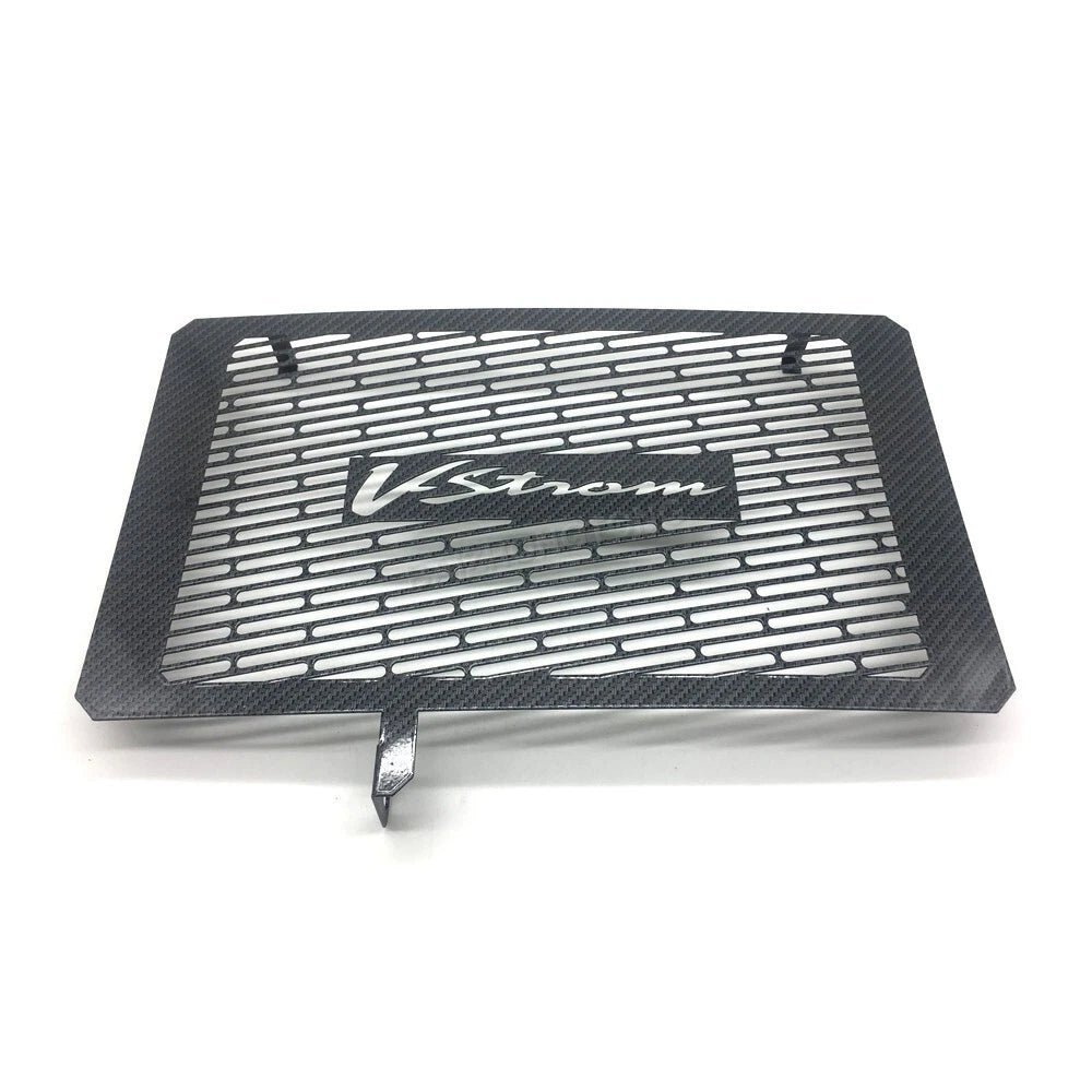 Carbon Fiber Texture Radiator Grille Cover Guard for Suzuki Vstrom 650 2013-2018