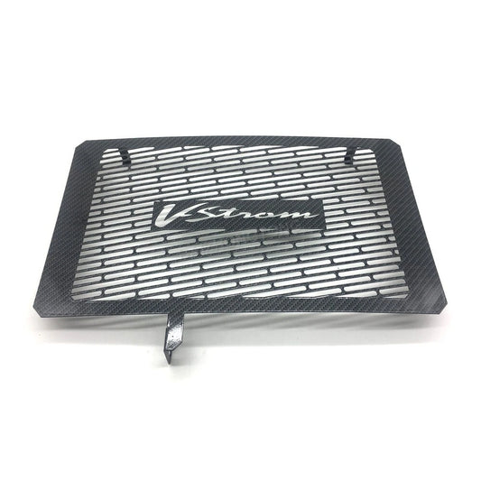 Carbon Fiber Texture Radiator Grille Cover Guard for Suzuki Vstrom 650 2013-2018