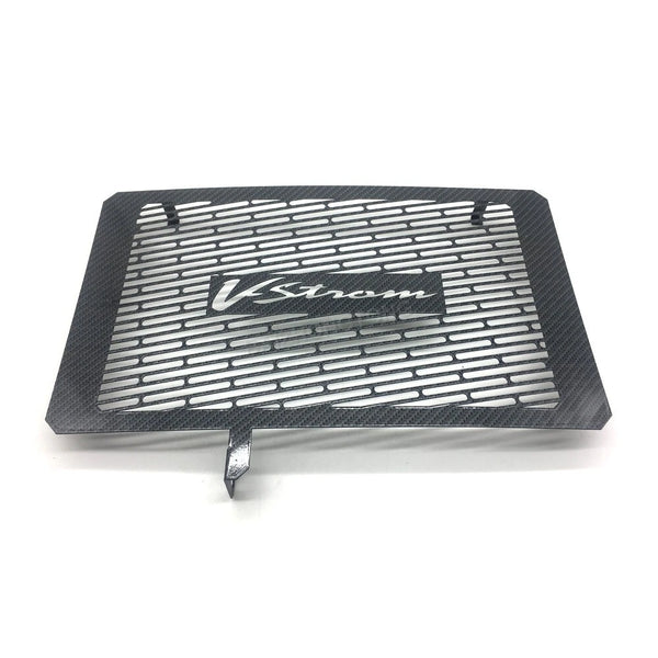 Carbon Fiber Texture Radiator Grille Cover Guard for Suzuki Vstrom 650 2013-2018