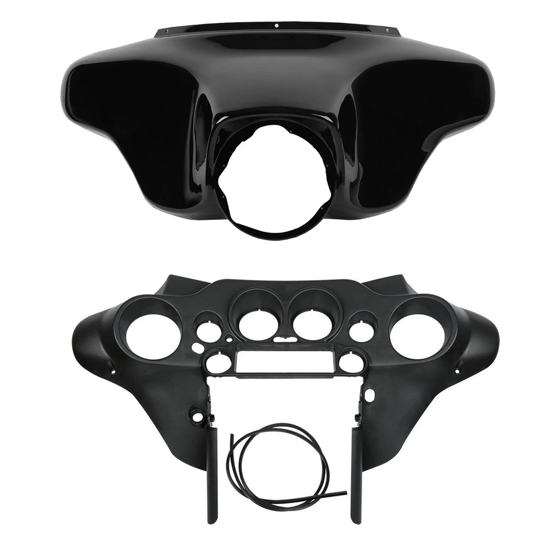 Black Batwing Inner Outer Fairing Fit For Harley Electra Street Glide Flhx 96-13