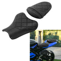 Driver & Passenger Seat Black Fit For Suzuki GSXR1000 GSX-R1000 2005-2006 05 06