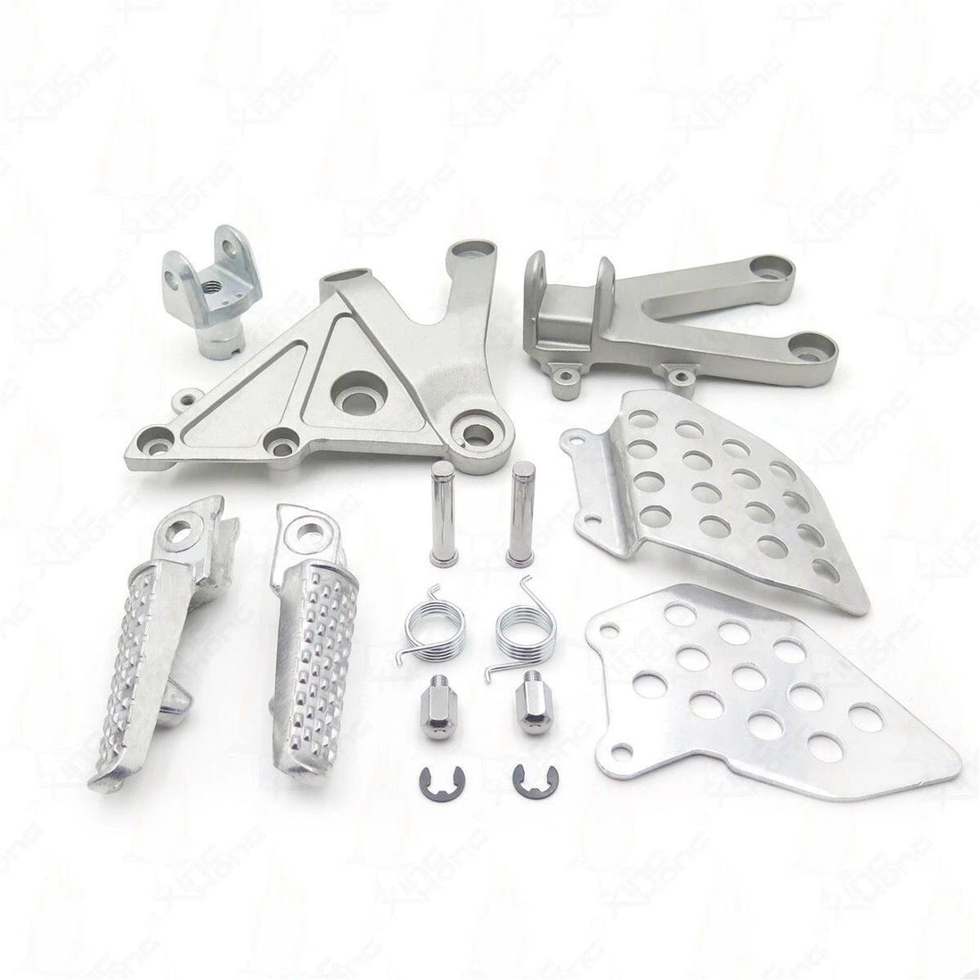 Front Foot Peg Driver Pedal Bracket Silver Fit For Honda CBR600RR 2003-2005 2006