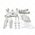 Front Foot Peg Driver Pedal Bracket Silver Fit For Honda CBR600RR 2003-2005 2006