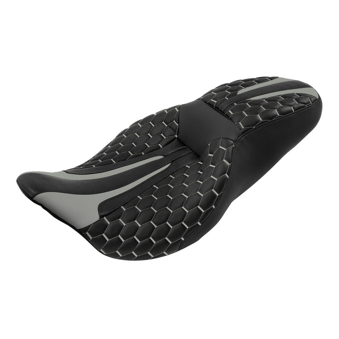 Black Gray White Driver Passenger Seat Fit For Harley Touring Road Glide 09-2023