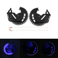 Brake Rotor Covers Blue LED Ring Fit For Honda Goldwing GL1800 GL 1800 2001-2017