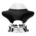 Matte Black Batwing Fairing Windshield Fit For Harley Softail Slim Fls Road King