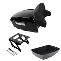 King Trunk Luggage Backrest Mount Rack Fit For Harley Street Bob Fxbbs 2018-2026