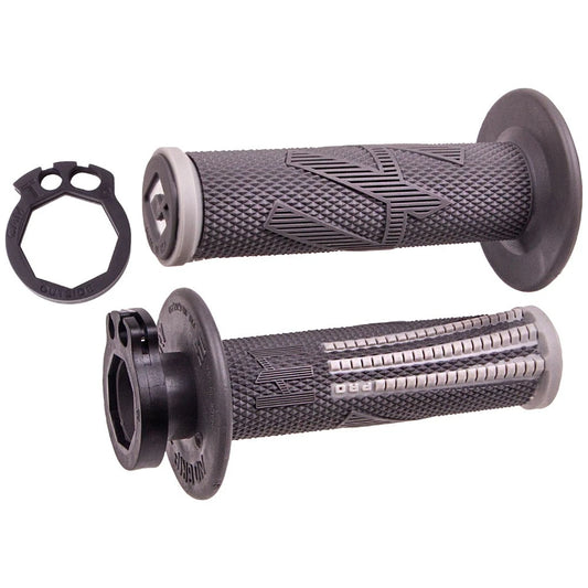 Odi V2 Emig Pro MX Lock-On Grips Graphite/Grey For Honda CRF250L (ABS) 2017-2020