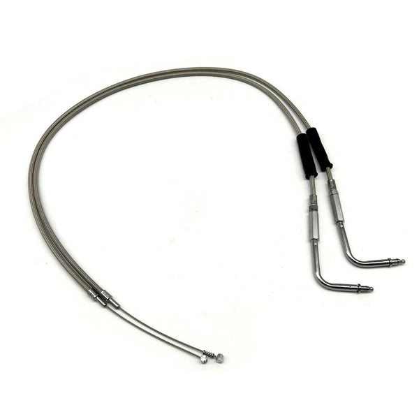 130cm 51" Steel Throttle Cable Fit Harley Sportster 883/1200 Dyna Electra Glide