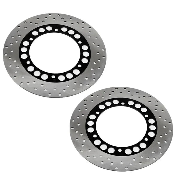2P Front Rear Brake Disc Rotors For Yamaha FZ750 87-92 RD350 85-92 XJ600 83-91