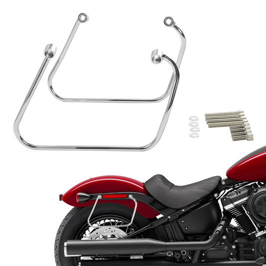 Saddlebag Support Mount Bracket Kit Fit For Harley Softail Street Bob 2018-2024