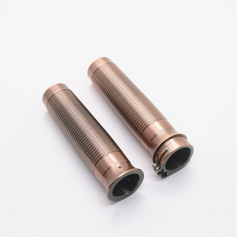 Motorcycle 1" Copper CNC Handlebar Hand Grips For Harley Sportster XL1200 883 48