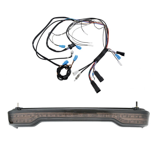 King Trunk LED Brake Turn Tail Light Harness Fit For Harley Street Glide 2014-25