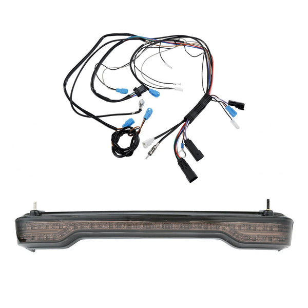 King Trunk LED Brake Turn Tail Light Harness Fit For Harley Street Glide 2014-25
