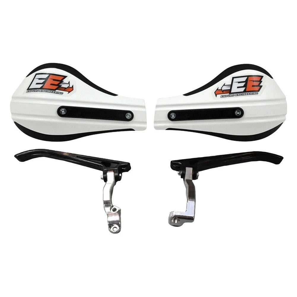 Enduro Engineering Open Ended Moto Roost Deflector Kit White Brembo