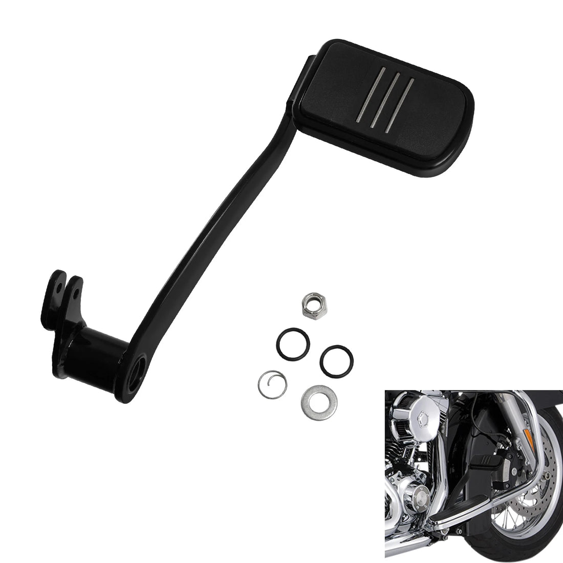 Brake Arm Lever Peg Foot Pedal Fit For Harley Touring Electra Road Glide 14-25